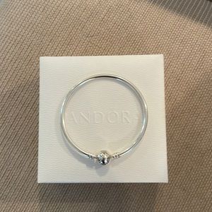 Pandora Sterling silver bangle.